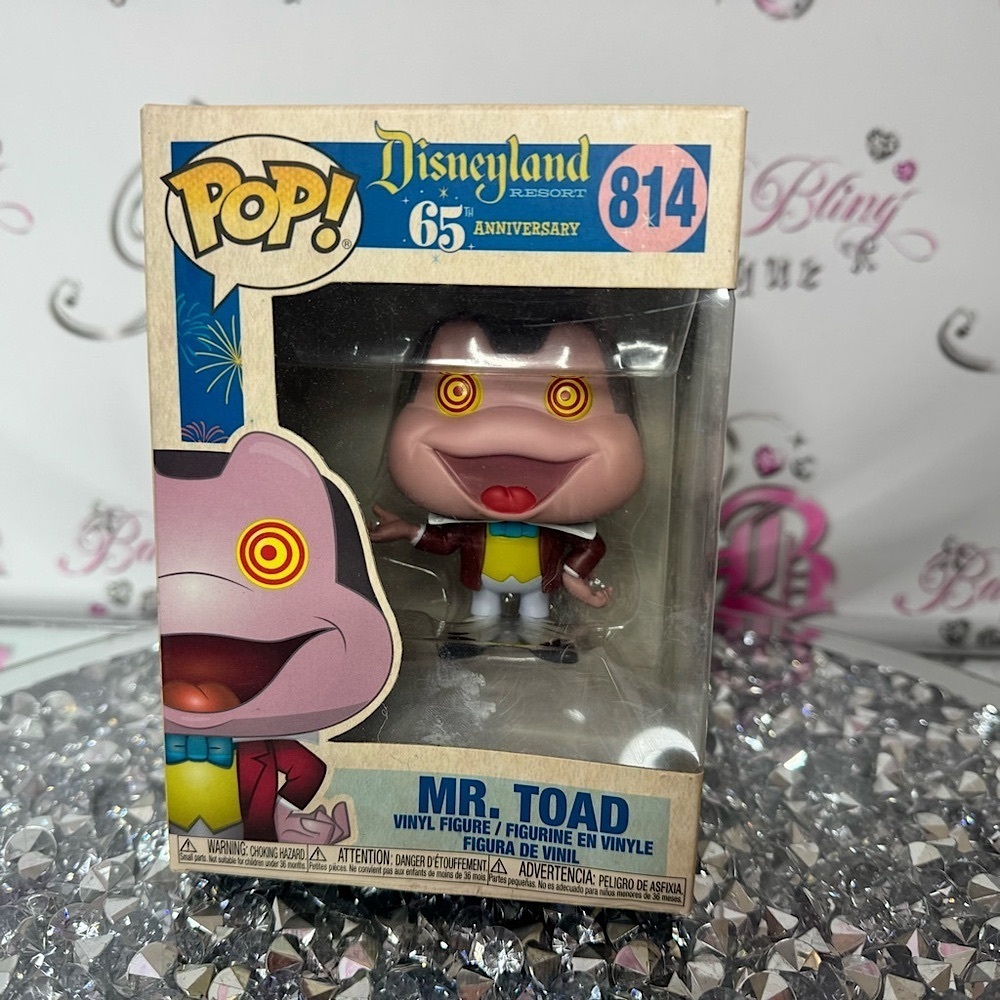 Funko Mr. Toad Vinyl Figure - Brown and Yellow 814 Disneyland anniversary